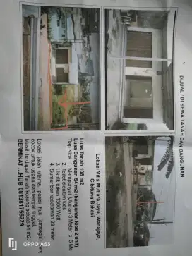 Kios dan tanah strategis sudah menghasilkan di Cibitung