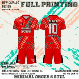 JERSEY FULL PRINTING KAOS OLAHRAGA SEPAK BOLA FUTSAL