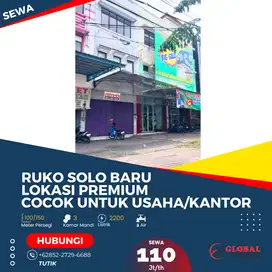 Ruko Solo Baru Lokasi Premium