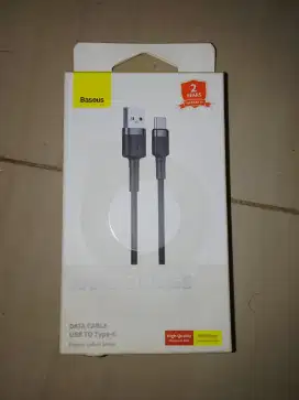 Cable data baseus type c panjang 1 Meter