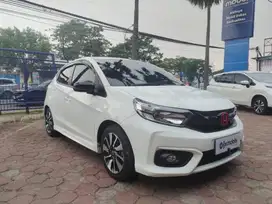 Low KM Honda Brio Putih 1.2 RS -MT 2021 WIF