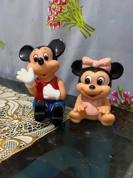 preloved mainan anak figure mickey mini mouse