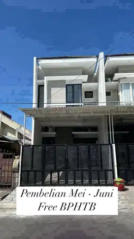 RUMAH BARU KUTISARI DKAT JEMURSARI, SIDOSERMO, RUNGKUT, NGINDEN INTAN