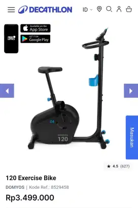 SEPEDA STATIS DOMYOS 120 DECATHLON