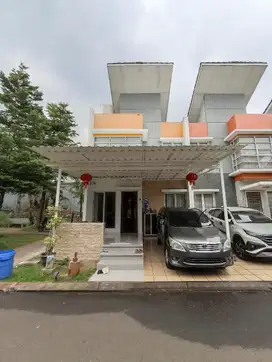 Rumah Milano Village Semifurnish Sebelah Taman