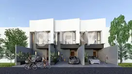 rumah strategis dekat Unair dan Galaxy Mall Desain modern kontemporer