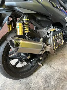 Knalpot for AeroxNew 155 fullsystem model Akrapovic