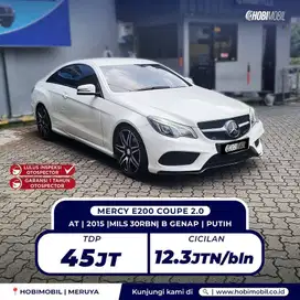 Mercy E200 Coupe 2.0 AT 2015 Pemakaian 2016