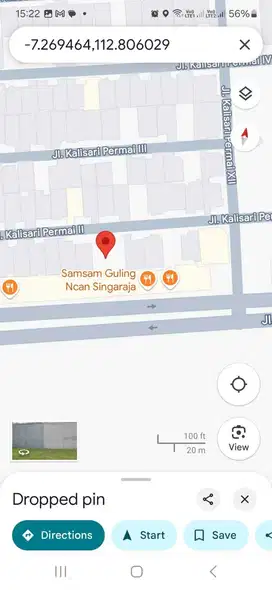 Kav San Diego 264 m2 blok depan Pakuwon City dekat Pakuwon City Mall