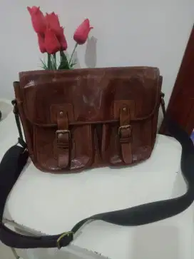 Tas Kulit Pria Asli Merek Fossil Original