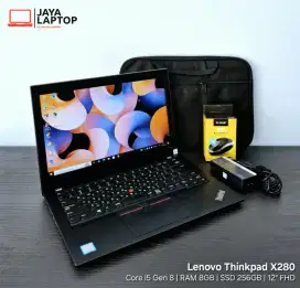 Lenovo Thinkpad X280 Core i5 RAM 8GB SSD 256GB Laptop Second Bekas