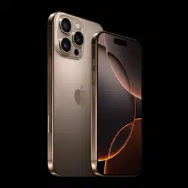 Dijual iphone 16 pro max 256 GB Desert Titanium 100% Baru Garansi ibox