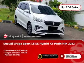 [LOW KM] Suzuki Ertiga Sport 1.5 SS Hybrid AT Putih 2022/2023