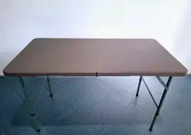 Baru Meja Lipat 2 fold table Portabel serbaguna multifungsi 1.2 meter