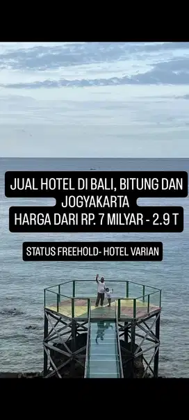 JUAL HOTEL DI BALI BITUNG DAN JOGJAKARTA Status FREEHOLD- HOTEL VARIAN