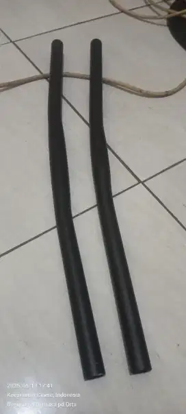 Stang Alloy flat bar sedikit lurus