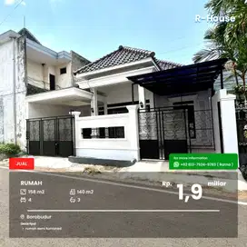 Rumah klasik modern semi furnished  Borobudur