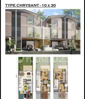 Dijual Rumah Cluster The Mozart Signature Uk 10x30 Chrysant Pik