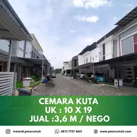 Rumah lebar siap huni komplek cemara kuta kota medan
