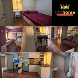 Menyewakan apartemen educity 2br bulanan bycitihome