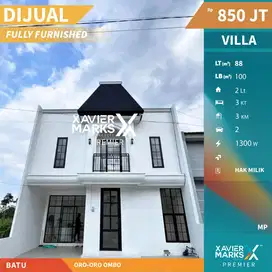 Dijual Rumah Villa Furnish Bagus di Oro Oro Ombo Kota Batu