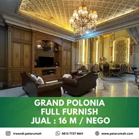 Rumah mewah siap huni full furnish grand polonia kota medan