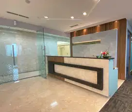 Sewa Kantor Furnished Siap Ditempati untuk 4 Pax di Sentral Senayan