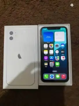IPHONE 11 WHITE 128GB FULLSET ALL PROVIDER