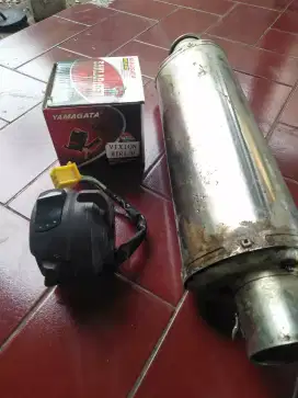 Saklar kiri sen vixon+kepala knalpot racing