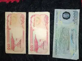 Uang Kertas kuno Soeharto dan Perahu Pinisi
