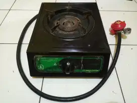 Kompor gas 1 tungku + selang regulator