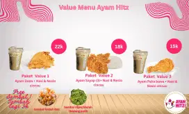 Jasa Catering prasmanan nasi box Ayam Hitz Medokan