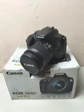Canon 1300D Wifi Fullshet Box Lengkap Mulus