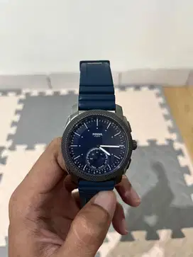 Fossil Hybrid Smartwatch - Machine Blue Silicone