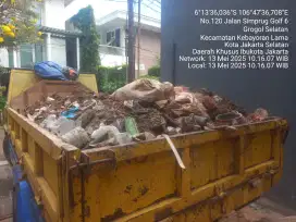 Jasa buang puing/tanah sampah proyek dll