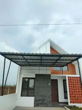 Kanopi atap galvalum polos