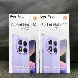 Xiaomi Redmi Note 14 Pro 5G 12/512 Gb 8/256 Gb New Garansi Resmi 1 Th