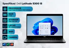 Laptop Dell 5300 i5 gen 8 Ram 8 GB / SSD 256 GB