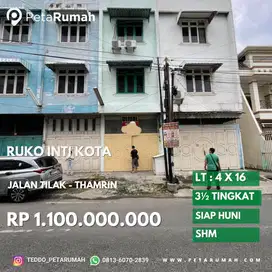 Ruko cantik inti kota jalan tilak daerah thamrin dan asia