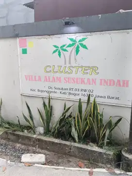 Dijual cepat rumah cluster, rumah nyaman dan akses strategis