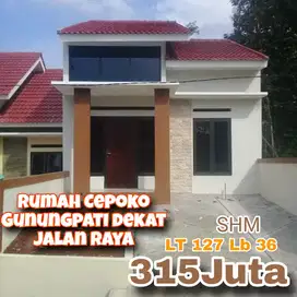 Rumah murah Gunungpati dekat Jalan raya