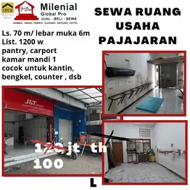 RUANG USAHA DI JALAN UTAMA PAJAJARAN