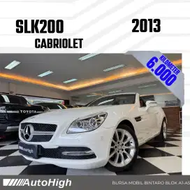 DP10% [Km6.000] SLK 200 Cabrio 2013 White / SLK200 Reg 2012 #AUTOHIGH