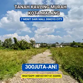 TANAH KAVLING DIJUAL CEPAT MURAH JOYOAGUNG KOTA MALANG
