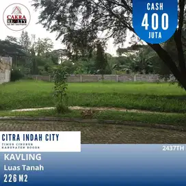 Kavling murah siap bagun di cluster premium di citra indah city