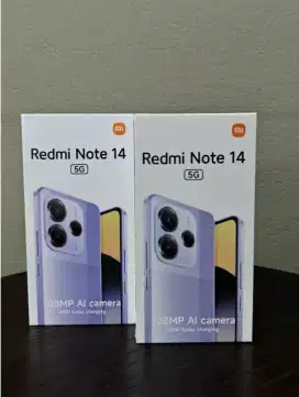 Redmi Note 14 5G 12/512 BARU garansi XIAOMI 15bln BNIB bisa TT Kredit