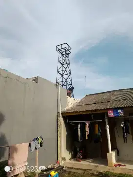 Tiang Tower toren air tinggi 4 meter