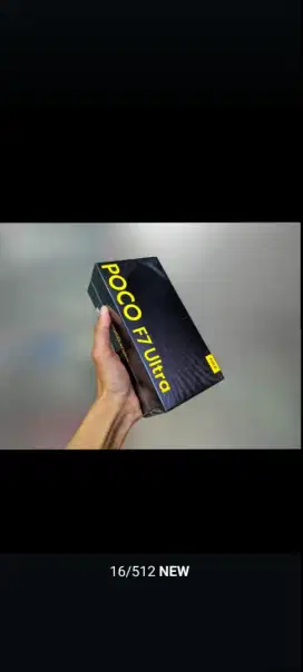 Poco F7 Ultra 16/512gb baru segel garansi resmi