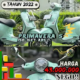 Piaggio Vespa Primavera S 150 IGET ABS LED Th 2022 WARNA GREENRELAX
