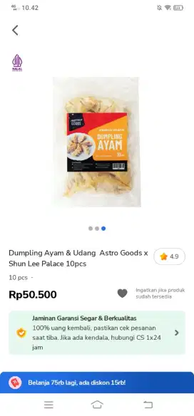 Frozen food dengan rasa yg nikmat harga bersahabat